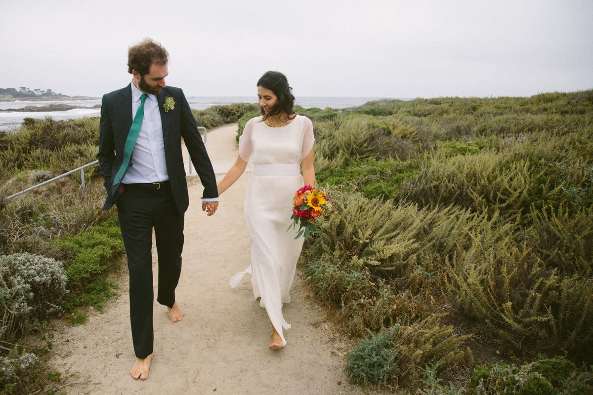 The Hedera gown in the wind