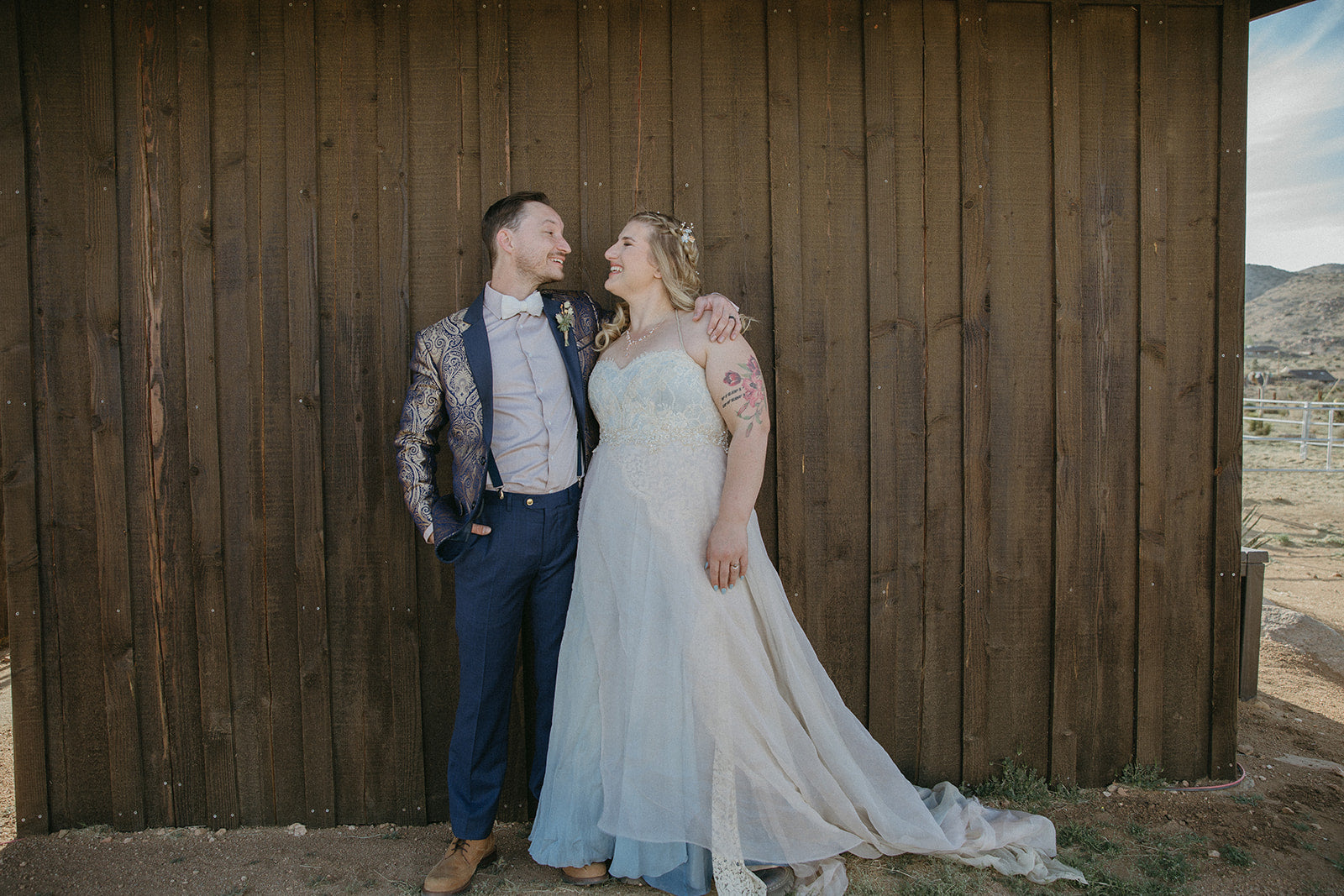 An American Desert Festival Wedding in Joshua Tree, California