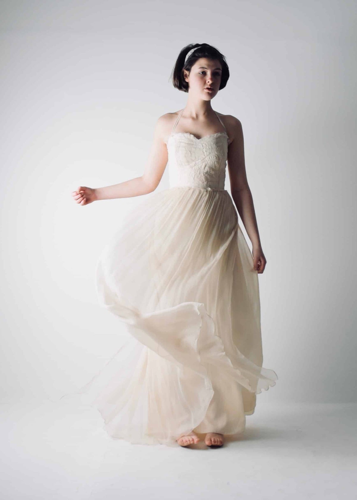 Bardane ~ Rustic boho wedding dress  Larimeloom