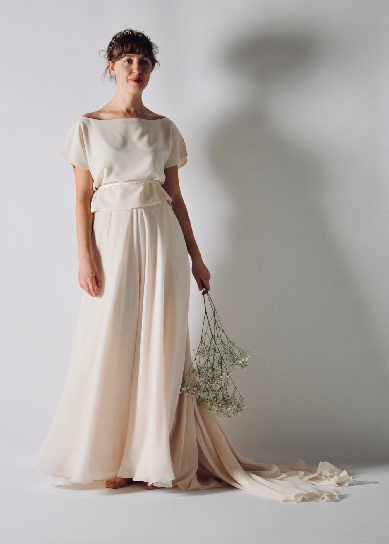 TARASSACO, Comfortable A-Line Wedding Dress Separates in Silk