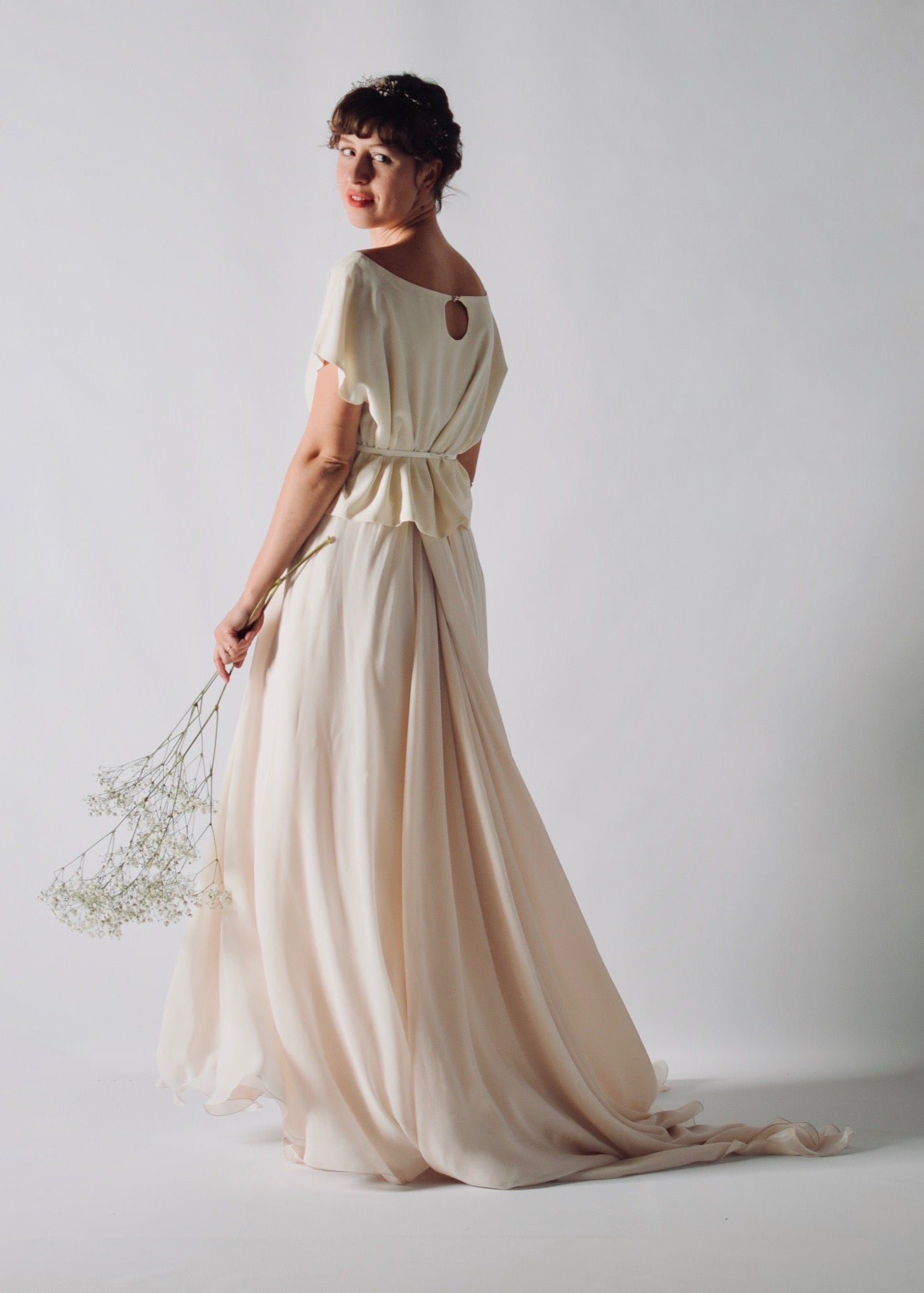 TARASSACO, Comfortable A-Line Wedding Dress Separates in Silk