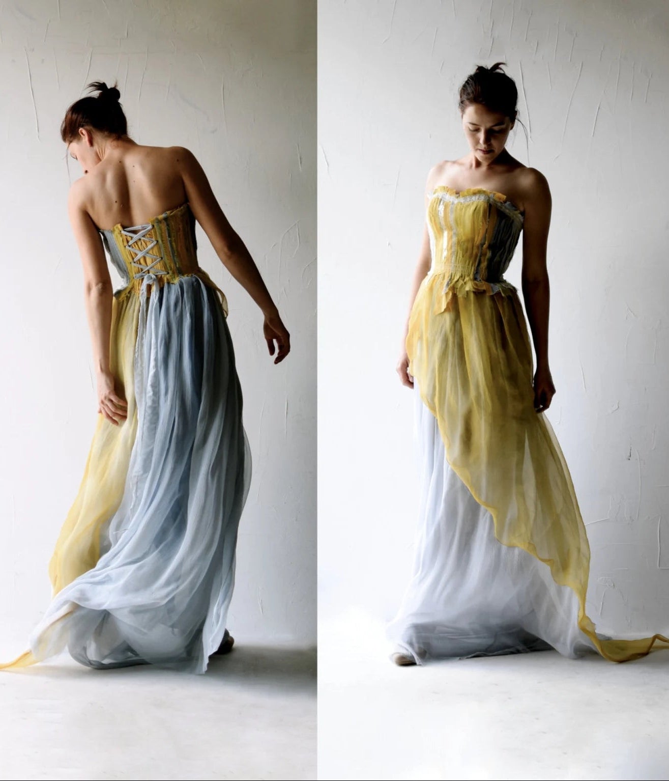 LAMINARIA | Un Abito da Sposa Couture Tinto Naturalmente