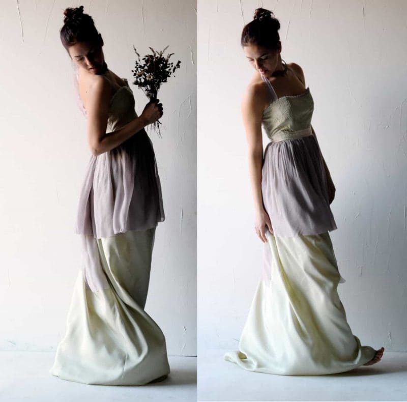 Salvia ~ Romantic Fairy Wedding Dress - Larimeloom