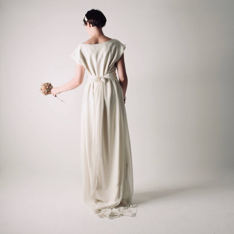 Long tunic wedding dress ~ Althea | Larimeloom clothing