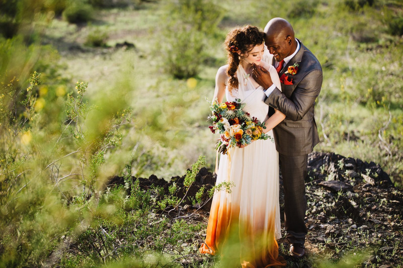 Bridal Styled Shoot In The Arizona Desert Wedding Dress