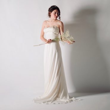 Soft silk chiffon wedding sash > Larimeloom